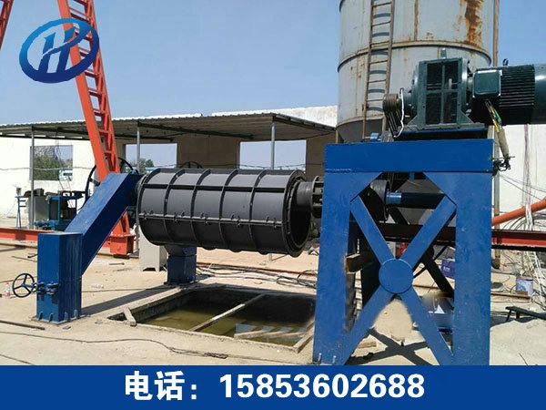 Suspended roller cement pipe making machine